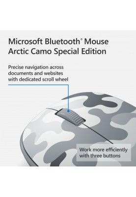 Microsoft Миша Camo SE Bluetooth White