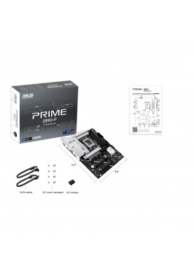 ASUS Материнська плата PRIME Z890-P s1851 Z890 4xDDR5 M.2 HDMI DP ATX