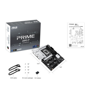ASUS Материнська плата PRIME Z890-P s1851 Z890 4xDDR5 M.2 HDMI DP ATX