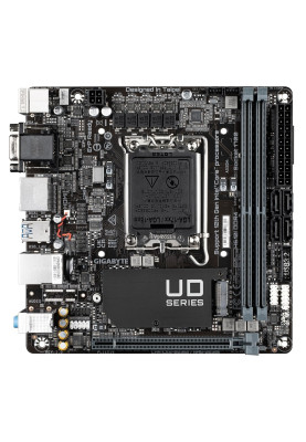 Gigabyte Материнська плата H610I DDR4 s1700 H610 2xDDR4 M.2 HDMI D-Sub mITX