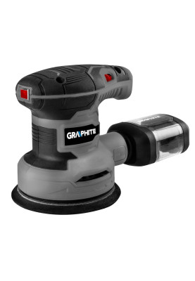 Graphite Шліфмашина ексцентрикова 300Вт 125мм 7000-13000об·хв орбіта 1мм 1.21кг