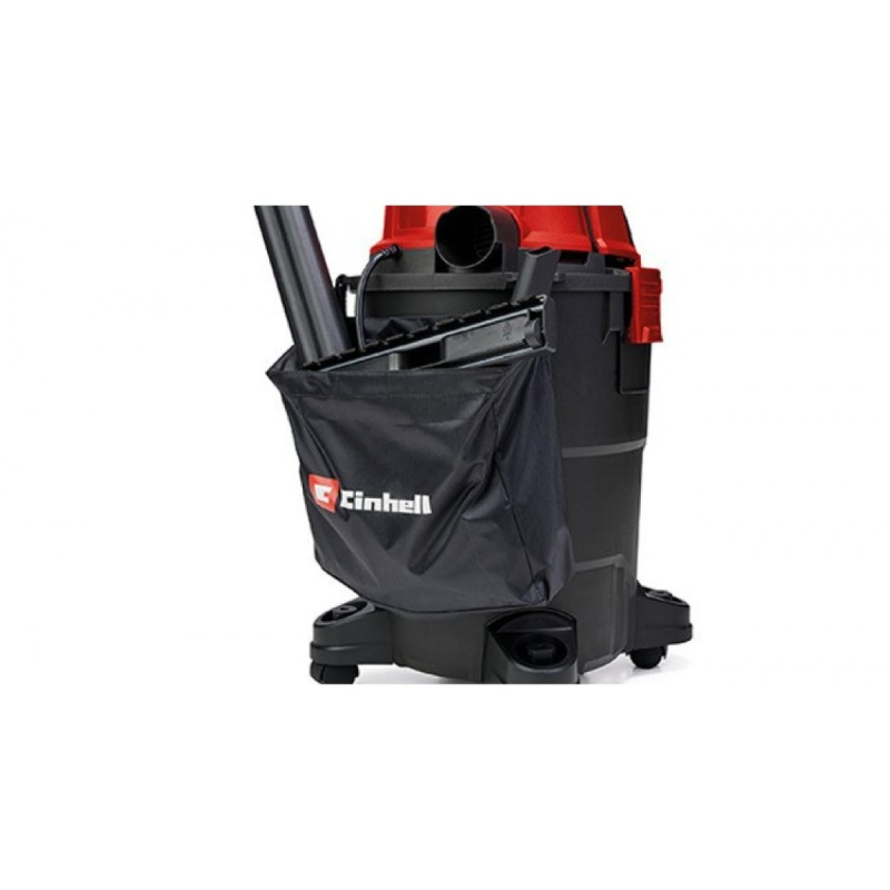 Einhell Пилосос професійний 1930 А, 1500 Вт, пластик 30 л, 190 мбар, шланг 2.5 м, кабель 3 м, розетка 2 кВт, 4.7 кг