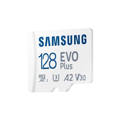 Samsung Мапа пам'яті microSD 128GB C10 UHS-I R130MB/s Evo Plus + SD