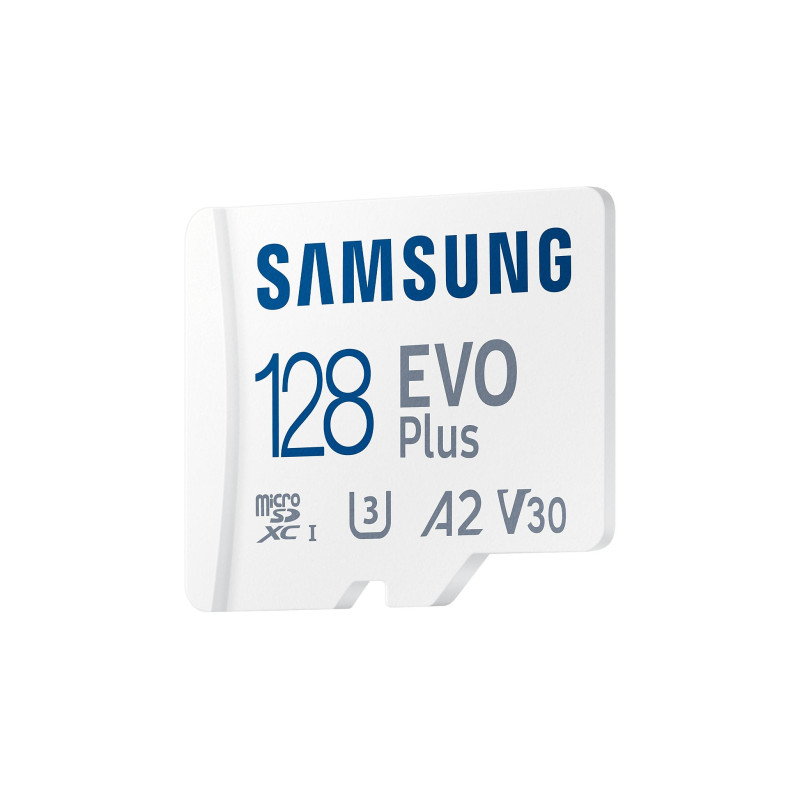 Samsung Карта пам'яті microSD 128GB C10 UHS-I R130MB/s Evo Plus + SD