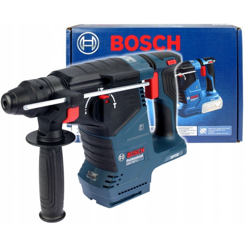 Bosch Перфоратор акумуляторний GBH 187-LI, патрон SDS-plus 24мм, 18В 1х5А