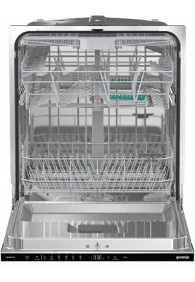 Gorenje Посудомийна машина вбудовувана, 16компл., A+++, 60см, AquaStop, автоматичне відчинення, сенсорн.упр, 3 кошики, білий