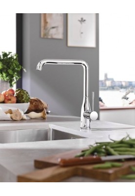 Grohe Змішувач для кухні Accent, довж.виливу - 220мм, поворотний, 1важіль, хром