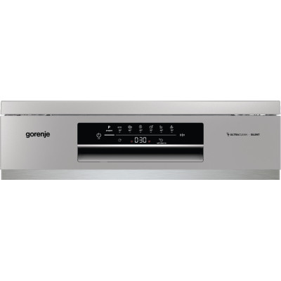 Gorenje Посудомийна машина, 16компл., A++, 60см, дисплей, 3 кошики, AquaStop, сірий