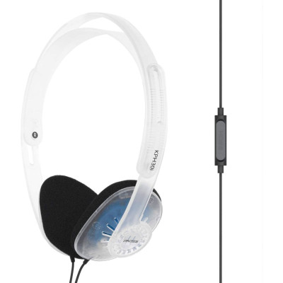 Koss Навушники On-Ear Koss KPH30iCL, 3.5 mini-jack, Mic, 1.2м, Прозорий