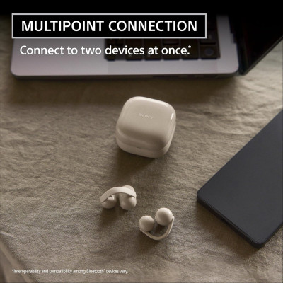 Sony Навушники TWS Sony LinkBuds Clip BT 5.3, IPX4, SBC, AAC, Mic, Бежевий