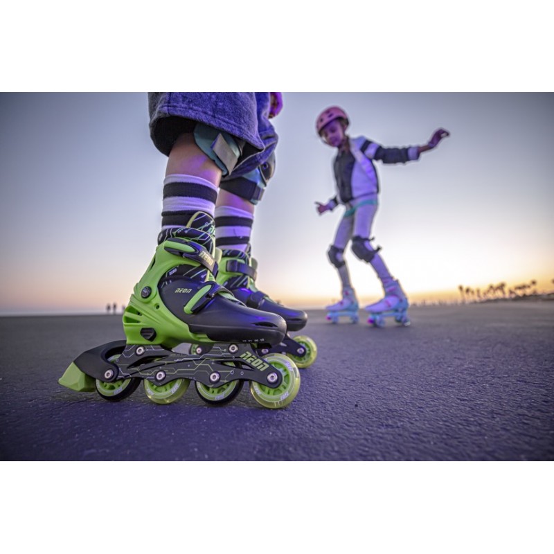 NEON Ролики COMBO SKATES Салатовий (Размер 34-37)