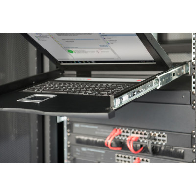 Digitus Консоль 16-port KVM & Touchpad, US keyboard, 17" TFT