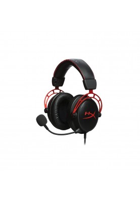 HyperX Гарнітура ігрова Cloud Alpha, mini-jack/dual 3.5мм, 1.3м/2м чорно-червоний