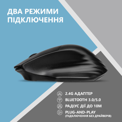 2E Миша MF280 Silent WL BT Black 2E Миша MF280 Silent WL BT Black