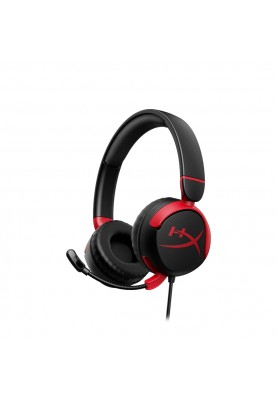 HyperX Гарнітура ігрова Cloud Mini, mini-jack, 1.2м,чорний-червоний