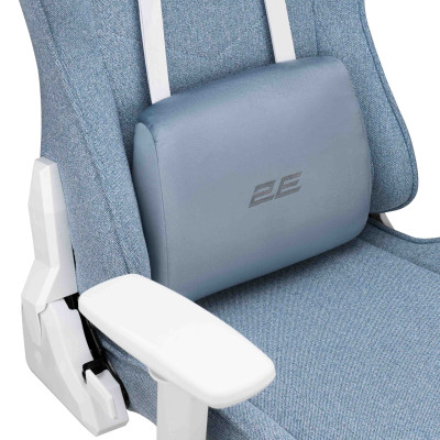 2E Gaming Крісло BUSHIDO II WE, тканина, 3D-Armrests, блакитний світлий 2E Gaming Крісло BUSHIDO II WE, тканина, 3D-Armrests, блакитний світлий