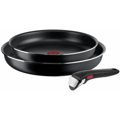 Tefal Набір посуду Ingenio Easy Cook & Clean, змінна ручка, 3предметів, алюміній, бакеліт, чорний