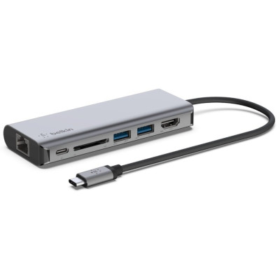 Belkin Адаптер USB-C 6in1 Multiport Dock