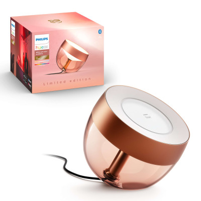 Philips Hue Настільна лампа Iris, 2000K-6500K, Color, Bluetooth, з димером, мідна