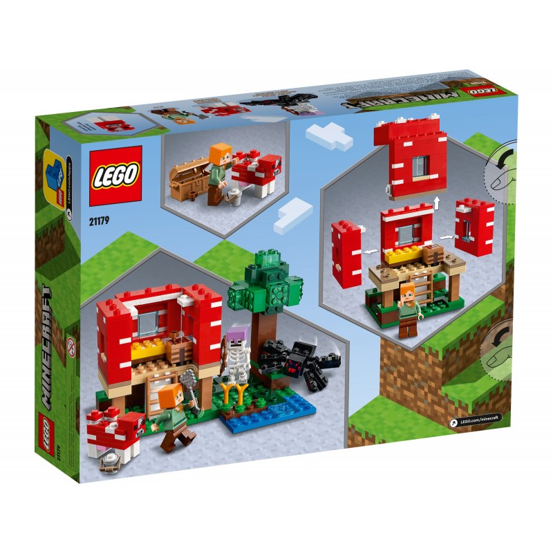 LEGO Конструктор Minecraft Грибний будинок 21179