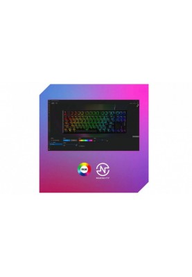 HyperX Клавіатура Alloy Origins Core PBT Aqua USB RGB ENG/RU Black