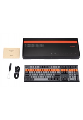 Varmilo Клавіатура механічна Lure VBM108 Bot: Lie 108Key, EC V2 Daisy, USB-A, EN, White Led, Чорний