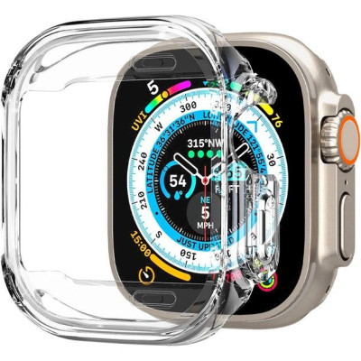Spigen Чохол-накладка для Apple Watch Ultra (49mm) Ultra Hybrid, Crystal Clear