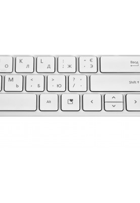 Microsoft Клавіатура Designer Compact 79 key, BT, EN/UKR/RU, Білий