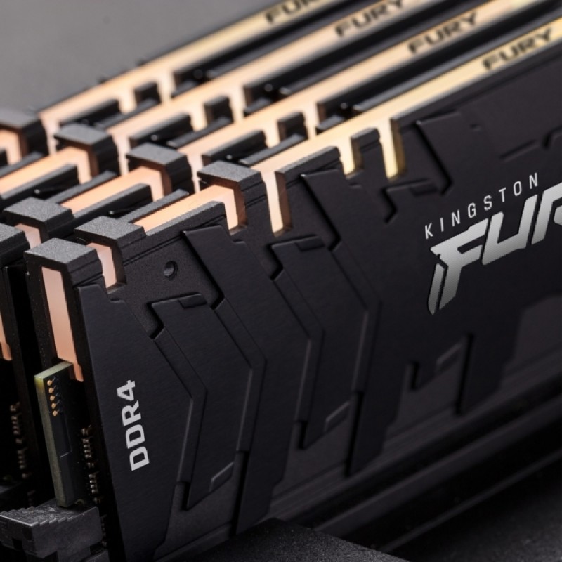 Kingston Пам'ять ПК DDR4 16GB 2666 FURY Renegade Чорний