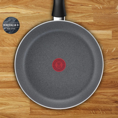 Tefal Сковорода Hard Stone, 20см, алюміній, бакеліт, сірий