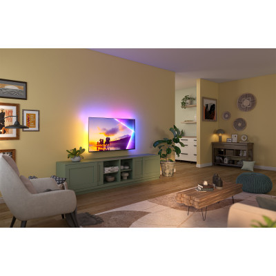 Philips Телевізор 50" QLED 4K 60Hz Smart Titan OS Black Ambilight