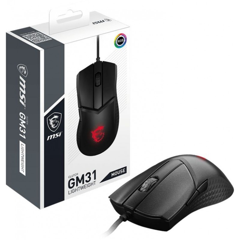 MSI Миша Clutch GM31 LIGHTWEIGHT Mouse