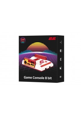 2E Ігрова консоль 8bit AV (2 дротових геймпада, 298 ігор)