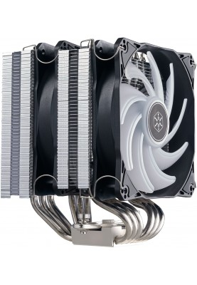 SilverStone Процесорний кулер Hydrogon D120-ARGB-V2, LGA 1700, 2066, 2011, 1200, 115X, AM5, AM4, TDP180W