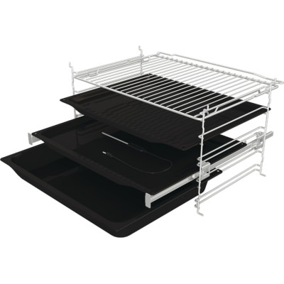Gorenje Шафа духова електрична, 77л, дисплей, піроліз, A+, чорний