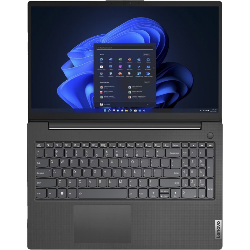 Lenovo Ноутбук V15-G3 15.6" FHD IPS AG, AMD R7-5825U, 16GB, F512GB, UMA, Win11P, чорний
