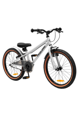 Miqilong Дитячий велосипед ST 20" срібний
