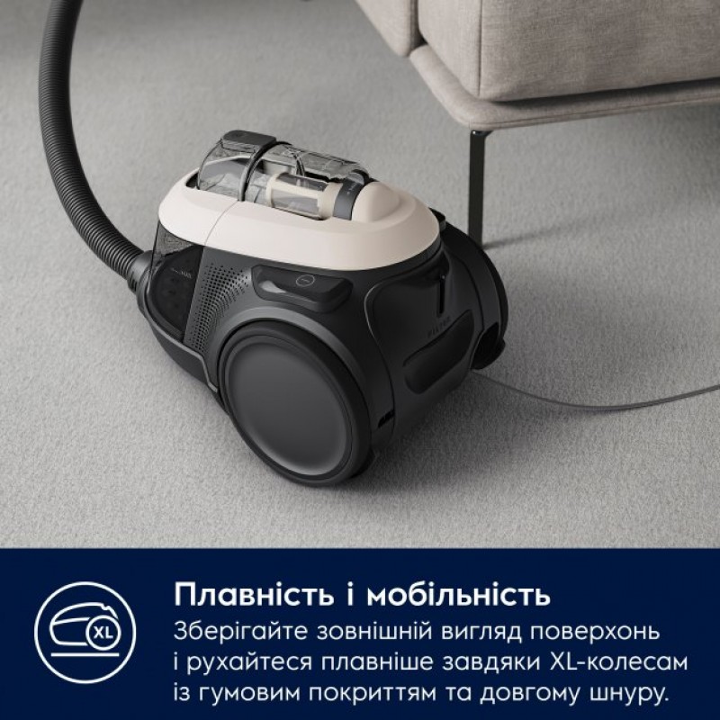 Electrolux Пилосос контейнерний, 700Вт, конт пил -1,6л, HEPA13, 6 насадок, білий