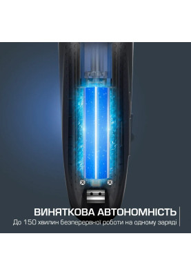 Rowenta Машинка для стрижки Barber Experience, для голови, мережа+акум., роторний мотор DC, насадок-12, нержавіюча сталь з покриттям DLC, синій