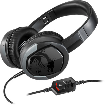 MSI Гарнітура ігрова, Immerse GH30 V2, mini-jack, 1.5м, чорний