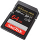 SanDisk Карта пам'яті SD 64GB C10 UHS-I U3 R200/W90MB/s Extreme Pro V30