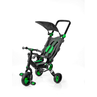 Galileo Триколісний велосипед Strollcycle Black зелений