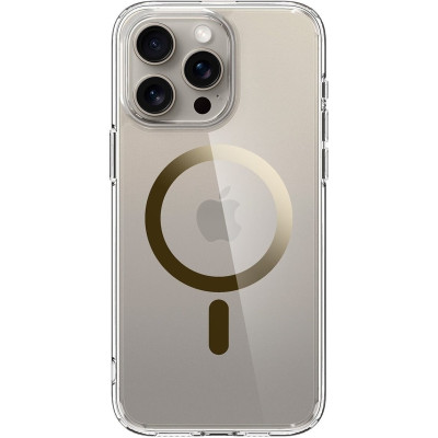Spigen Чохол Apple iPhone 15 Pro Ultra Hybrid MagFit, Gold