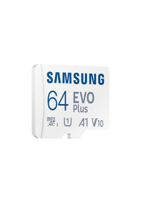 Samsung Карта пам'яті microSDXC 64GB C10 UHS-I R130MB/s Evo Plus + SD