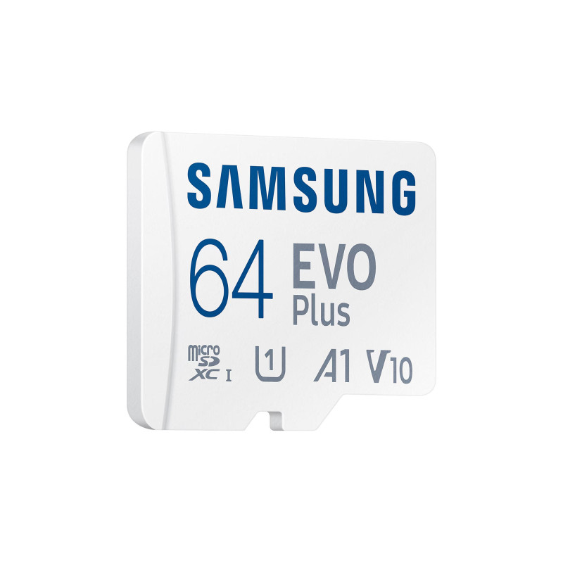 Samsung Карта пам'яті microSDXC 64GB C10 UHS-I R130MB/s Evo Plus + SD