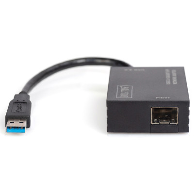Digitus Адаптер USB-A > SFP, USB 3.0 Gigabit Network