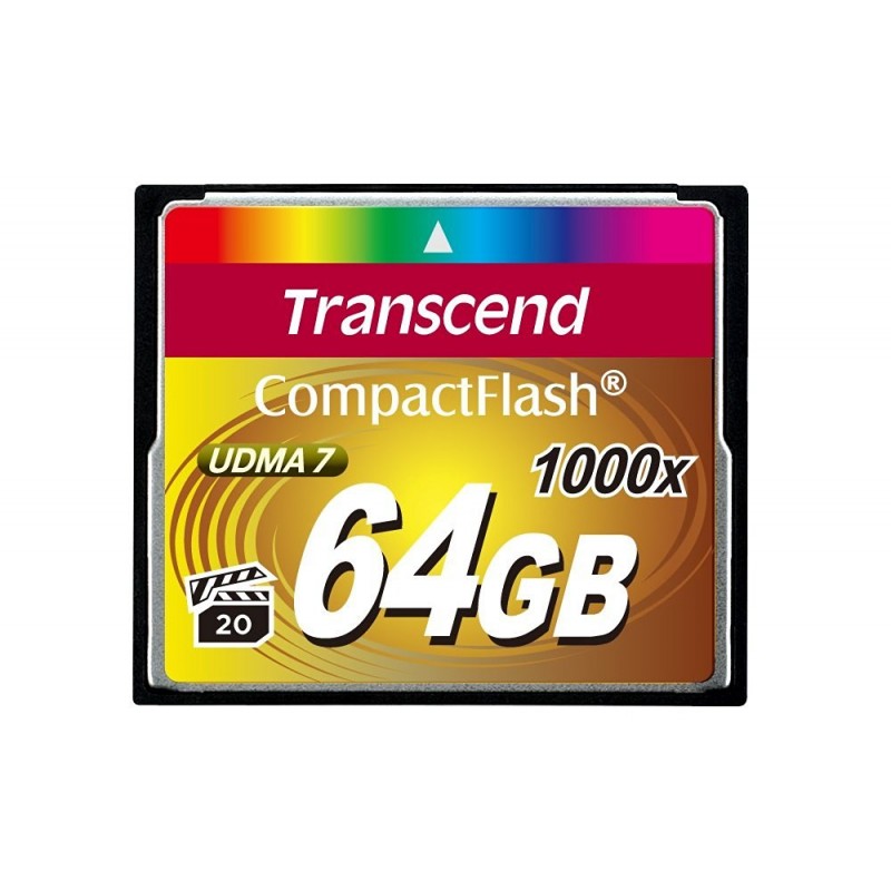 Transcend 1000x CompactFlash (Ultimate)[Карта пам'яті CF 64GB 1000X]