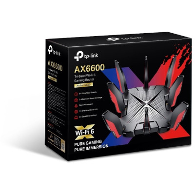 TP-Link Маршрутизатор ARCHER GX90 AX6600 3xGE LAN 1xGE WAN/LAN 1x2.5G WAN/LAN