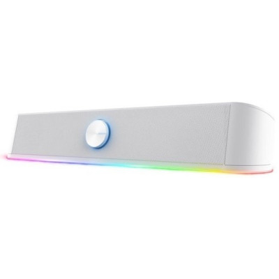 Trust Акустична система GXT 619 Thorne Саундбар, USB/AUX, RGB, Білий