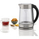 Gorenje Електрочайник 1.7л, 2,200 Вт, strix контроль, скло, нерж